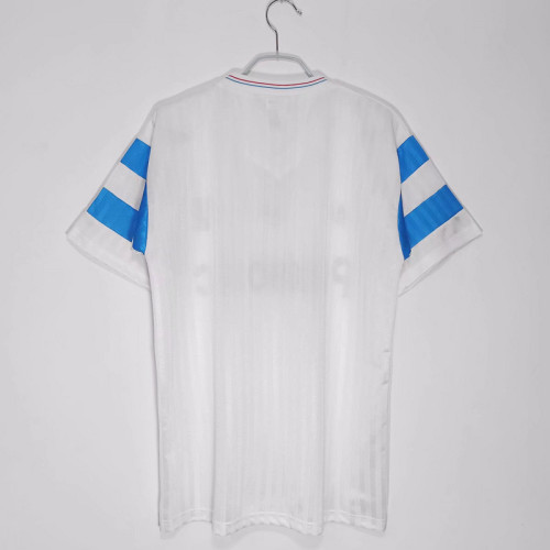 1990 Olympique De Marseille Home  Retro Jersey