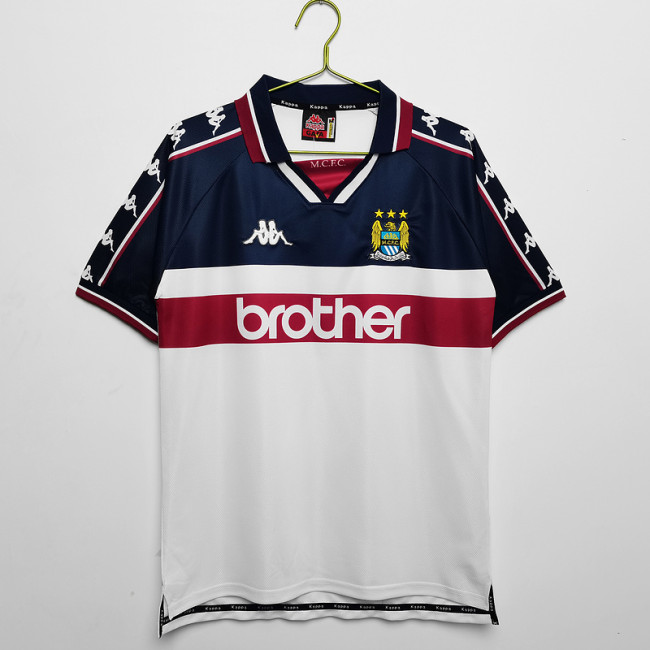 1997∕98 Manchester City Away  Retro Jersey