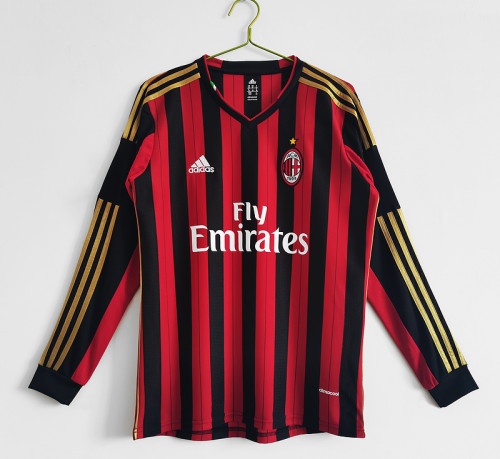 2013∕14 Ac Milan Retro LongSleeve Jersey
