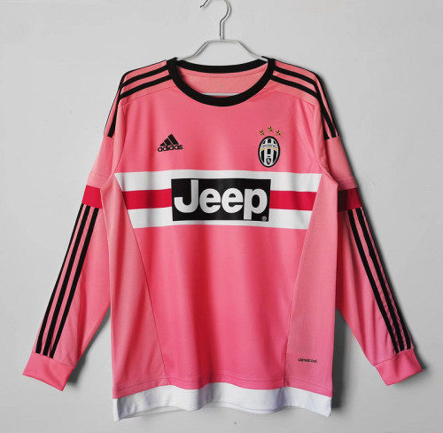 2015∕16 Juventus Away Retro LongSleeve Jersey