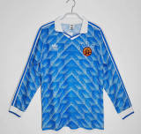 1988 East Germany Home Retro LongSleeve Jersey