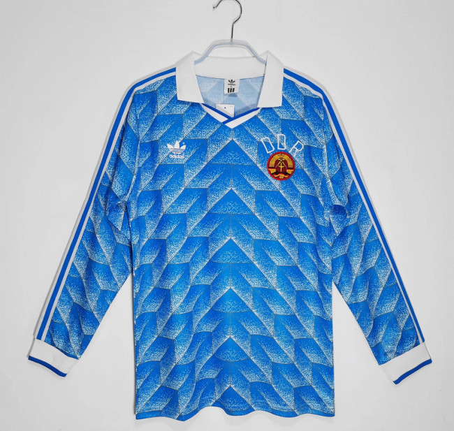 1988 East Germany Home Retro LongSleeve Jersey
