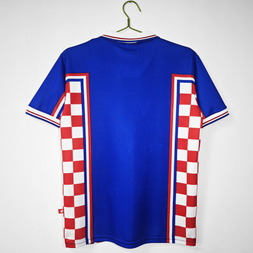 1998 Croatia Away  Retro Jersey