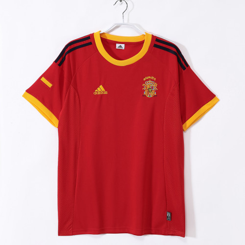 2002 Spain Home  Retro Jersey
