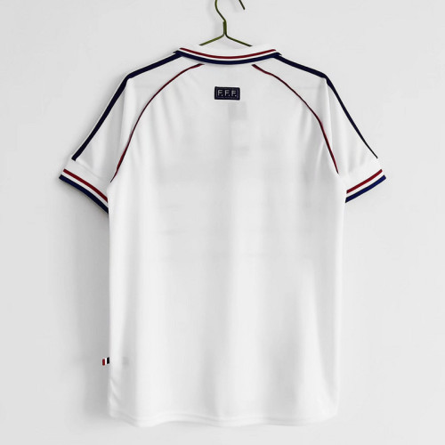 1998 France Away  Retro Jersey