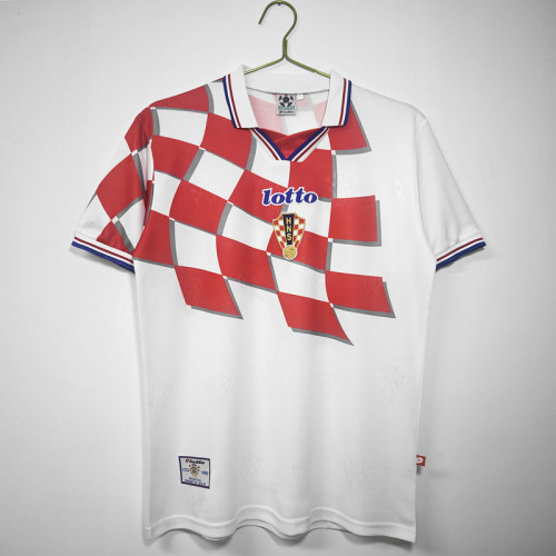 1998 Croatia Home  Retro Jersey