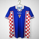 1998 Croatia Away  Retro Jersey