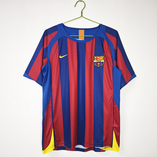 2005∕06 Barcelona Home  Retro Jersey