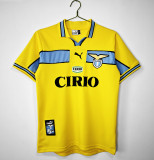 1998∕99 Ss Lazio Yellow  Retro Jersey
