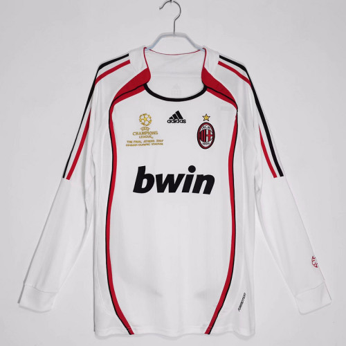 2006∕07 Ac Milan Away Retro LongSleeve Jersey