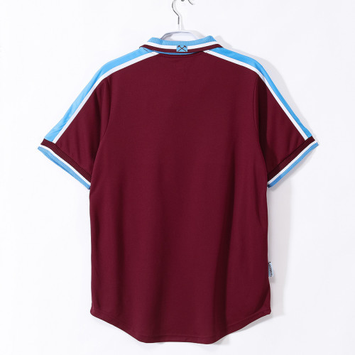 1999∕01 West Ham United Home  Retro Jersey