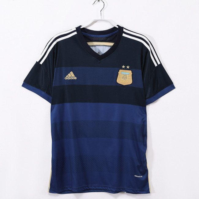 2014 Argentina Away  Retro Jersey