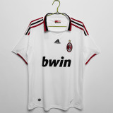 2009∕10 Ac Milan Away  Retro Jersey