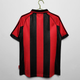 1998∕99 Ac Milan Home  Retro Jersey