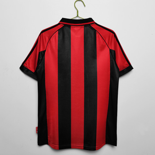 1998∕99 Ac Milan Home  Retro Jersey