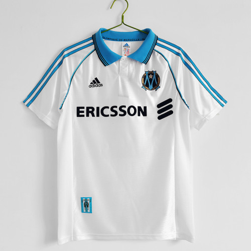 1998∕99 Olympique De Marseille Home  Retro Jersey