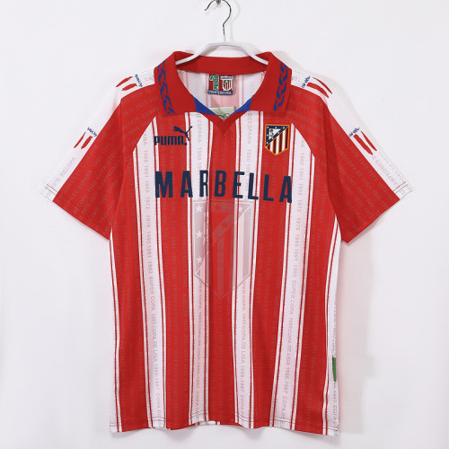 1995∕96 Atlético De Madrid Home  Retro Jersey
