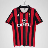 1995∕96 Ac Milan Home  Retro Jersey