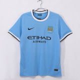 2013∕14 Manchester City Home  Retro Jersey