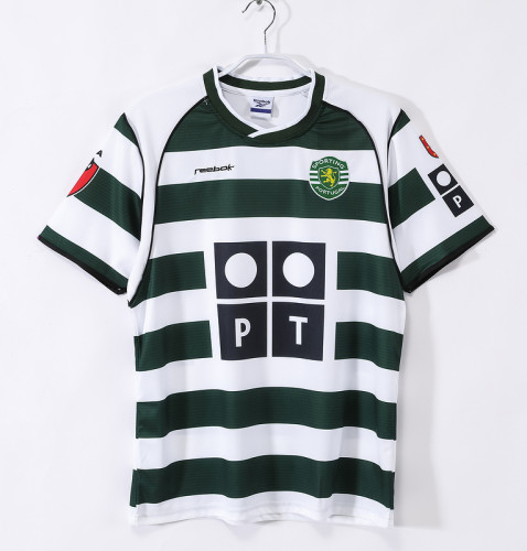 2001∕03 Sporting Lisbon Home  Retro Jersey