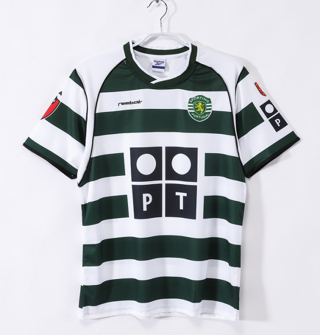 2001∕03 Sporting Lisbon Home  Retro Jersey