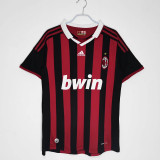 2009∕10 Ac Milan Home  Retro Jersey