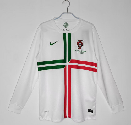 2012∕13 Portugal Away Retro LongSleeve Jersey