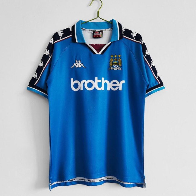 1997∕98 Manchester City Home  Retro Jersey
