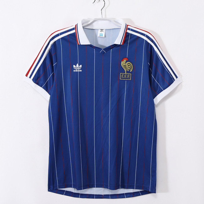 1982 France Home  Retro Jersey