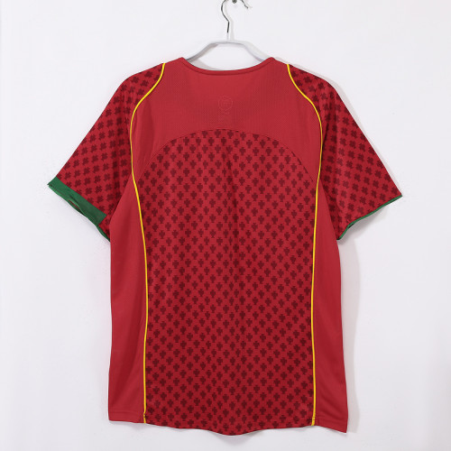 2004 Portugal Home  Retro Jersey