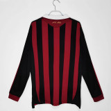 2009∕10 Ac Milan Home Retro LongSleeve Jersey