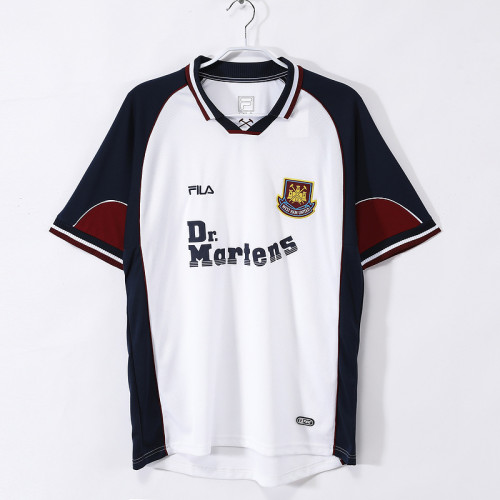 1999∕01 West Ham United Away  Retro Jersey