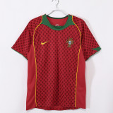 2004 Portugal Home  Retro Jersey