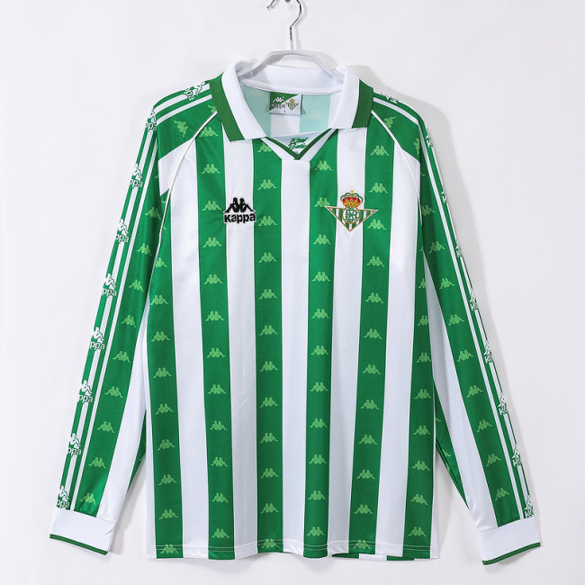 1995∕97 Real Betis Home Retro LongSleeve Jersey