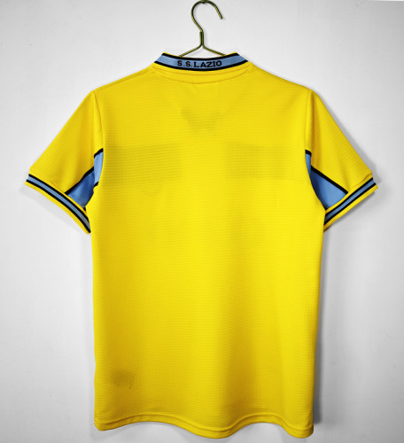 1998∕99 Ss Lazio Yellow  Retro Jersey