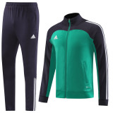 AJ13 Green Mens Jacket Suit