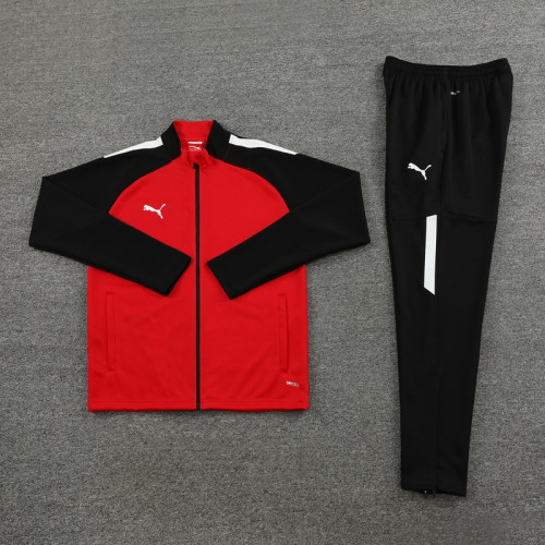 PJ06 Black Red Mens Jacket Suit