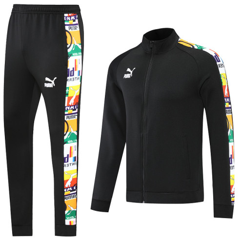 PJ01 Black Mens Jacket Suit