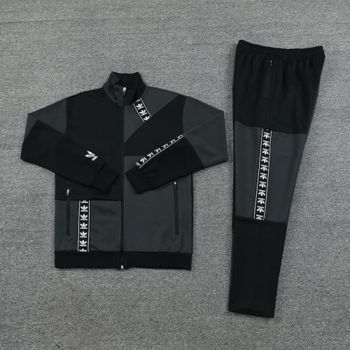 AJ12 Black Mens Jacket Suit