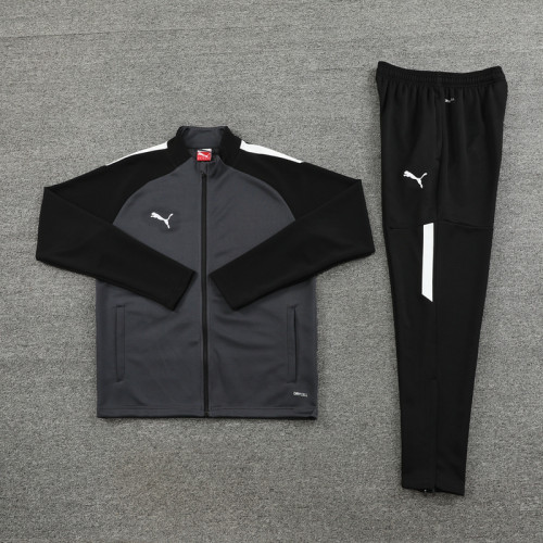 PJ06 Black Grey Mens Jacket Suit