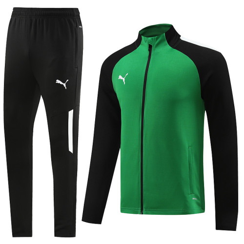 PJ06 Black Green Mens Jacket Suit