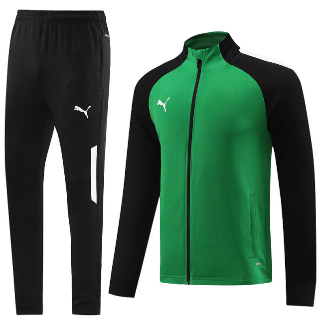 PJ06 Black Green Mens Jacket Suit