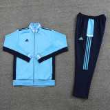 AJ06 Sky Blue Mens Jacket Suit