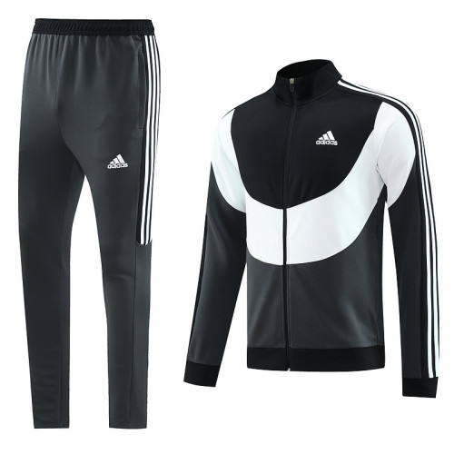 AJ15 Black Grey Mens Jacket Suit