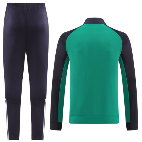 AJ13 Green Mens Jacket Suit