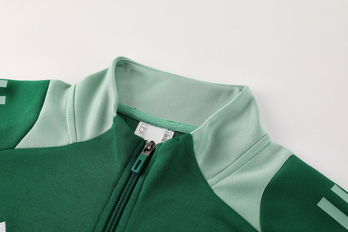 AJ18 Green Mens Jacket Suit