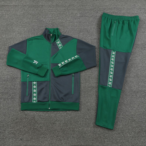 AJ12 Green Mens Jacket Suit