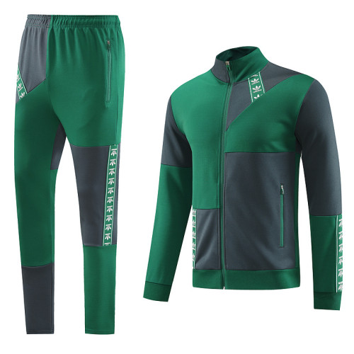AJ12 Green Mens Jacket Suit