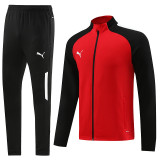 PJ06 Black Red Mens Jacket Suit