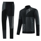 AJ12 Black Mens Jacket Suit